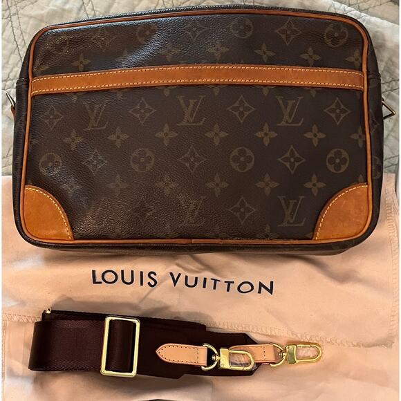 Vintage Trocadero Handbag Monogram Canvas 30 - Picture 12 of 12